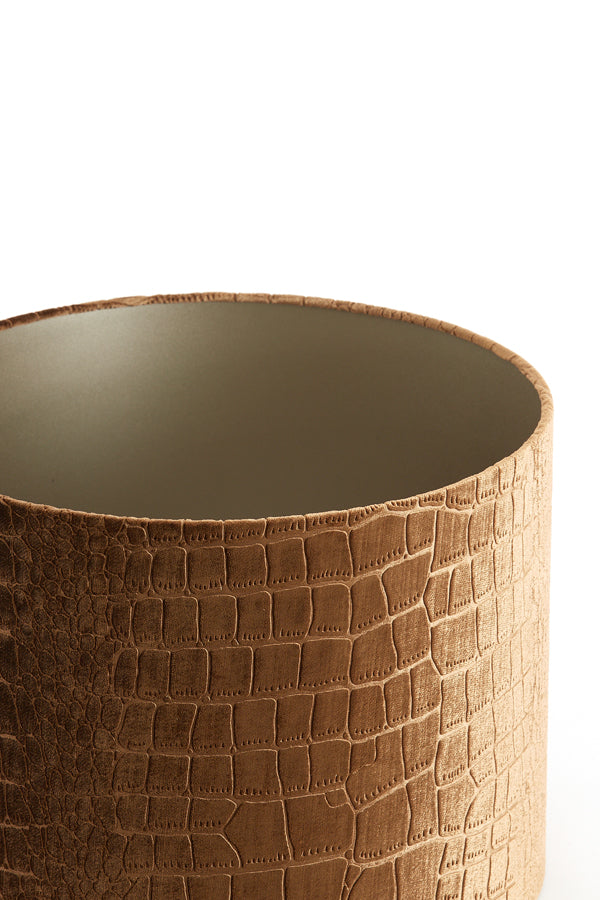 Light & Living Lighting Shade cylinder 40-40-30 cm PRAYA brown House of Isabella UK