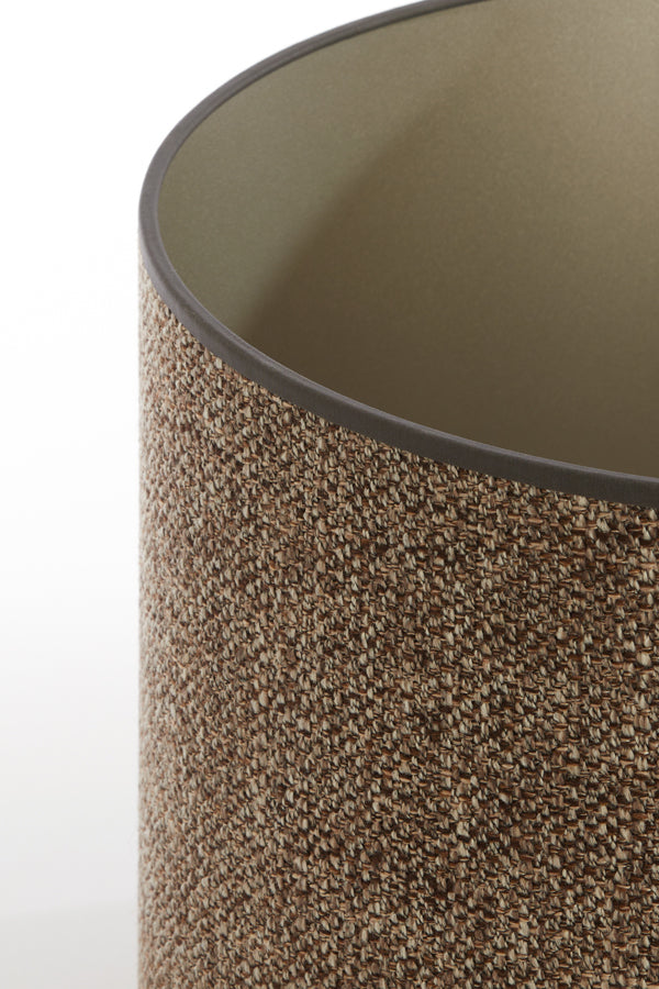 Light & Living Lighting Shade cylinder 40-40-30 cm SAVERNA dark brown House of Isabella UK