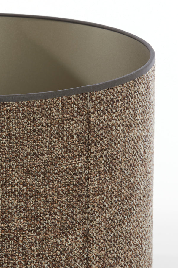 Light & Living Lighting Shade cylinder 40-40-30 cm SAVERNA dark brown House of Isabella UK