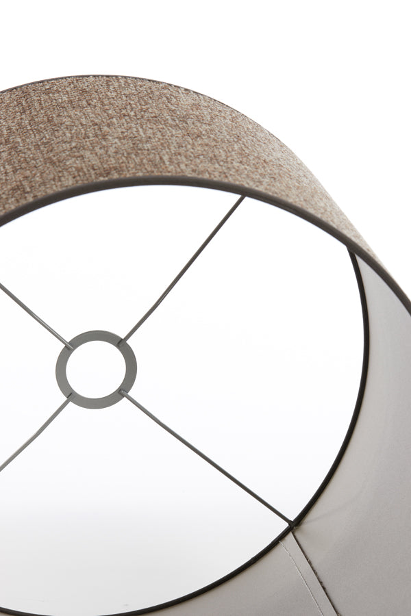 Light & Living Lighting Shade cylinder 40-40-30 cm SAVERNA dark brown House of Isabella UK