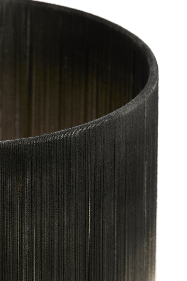 Light & Living Lighting Shade cylinder 40-40-30 cm TOSSA black-cream House of Isabella UK