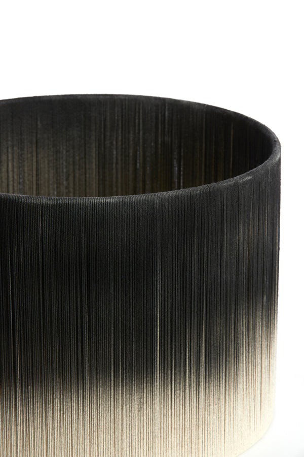 Light & Living Lighting Shade cylinder 40-40-30 cm TOSSA black-cream House of Isabella UK