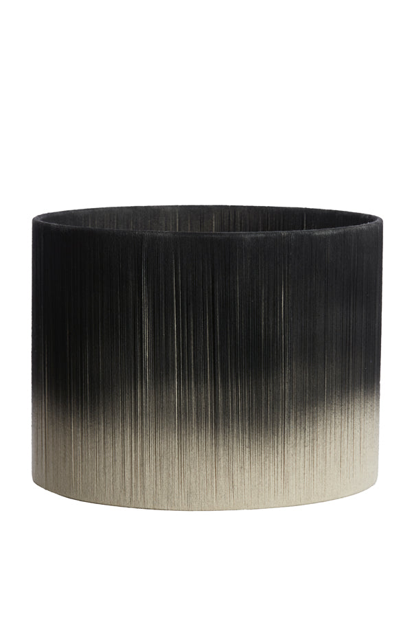 Light & Living Lighting Shade cylinder 40-40-30 cm TOSSA black-cream House of Isabella UK