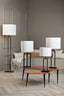 Light & Living Lighting Shade cylinder 40-40-30 cm VELOURS off white House of Isabella UK
