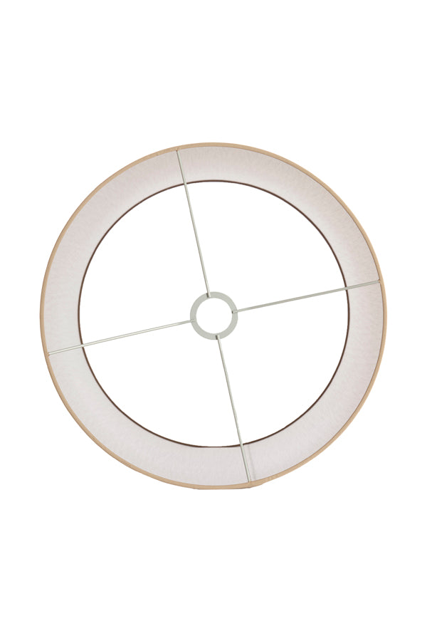 Light & Living Lighting Shade cylinder 40-40-70 cm CADEN beige House of Isabella UK