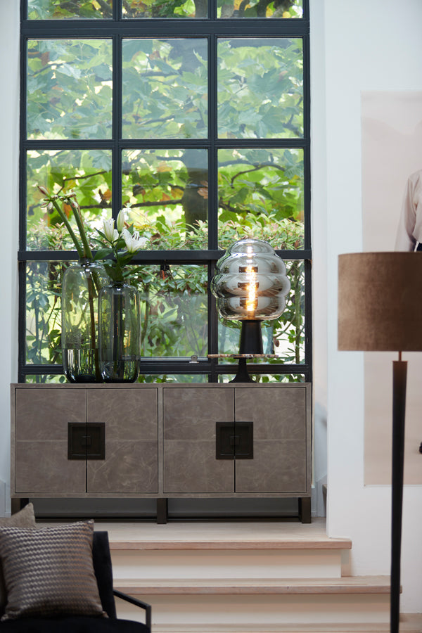 Light & Living Lighting Shade cylinder 50-50-38 cm LUBIS brown House of Isabella UK