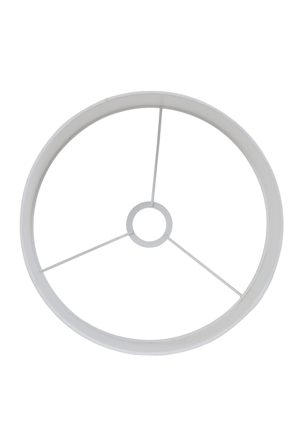 Light & Living Lighting Shade cylinder 50-50-38 cm POLYCOTTON white House of Isabella UK