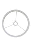 Light & Living Lighting Shade cylinder 50-50-38 cm POLYCOTTON white House of Isabella UK