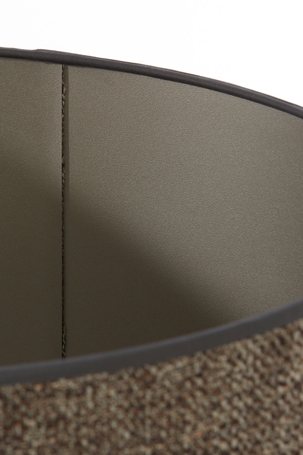 Light & Living Lighting Shade cylinder 50-50-38 cm SAVERNA dark brown House of Isabella UK