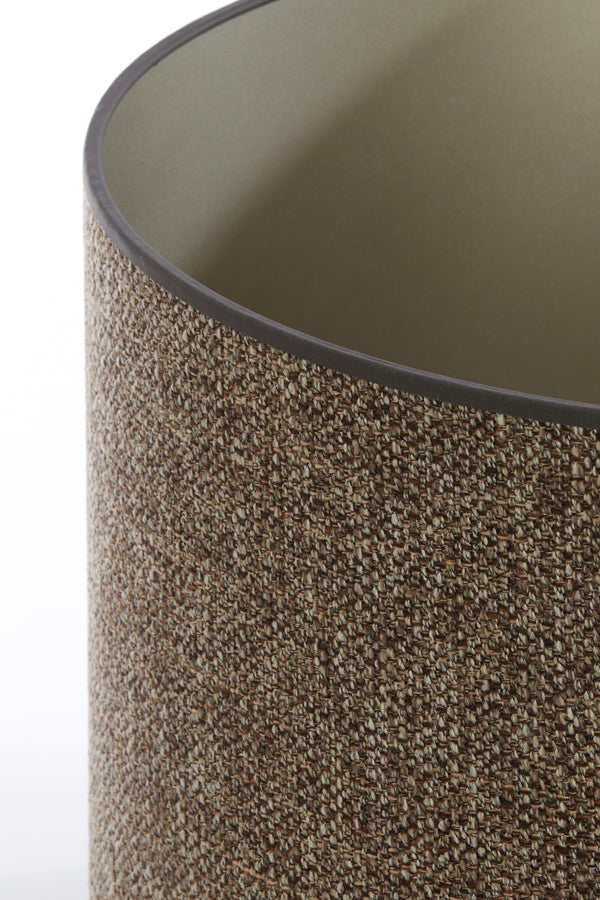 Light & Living Lighting Shade cylinder 50-50-38 cm SAVERNA dark brown House of Isabella UK
