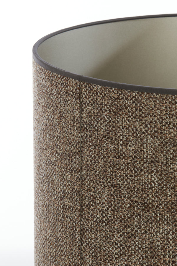 Light & Living Lighting Shade cylinder 50-50-38 cm SAVERNA dark brown House of Isabella UK