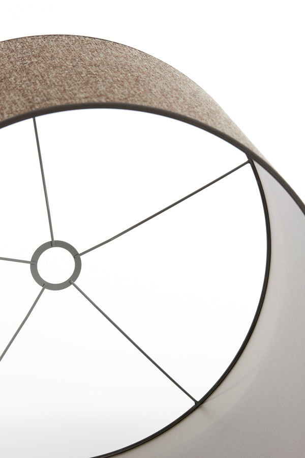 Light & Living Lighting Shade cylinder 50-50-38 cm SAVERNA dark brown House of Isabella UK