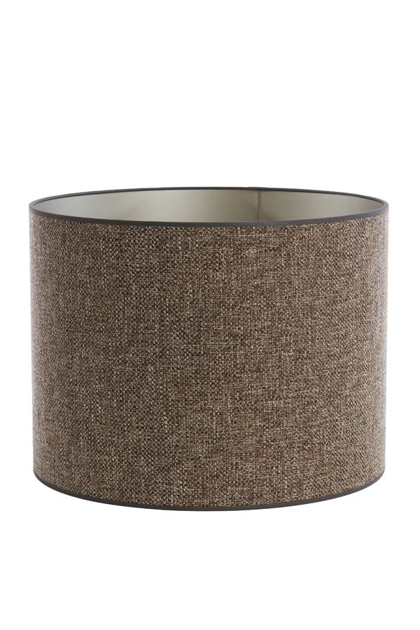 Light & Living Lighting Shade cylinder 50-50-38 cm SAVERNA dark brown House of Isabella UK