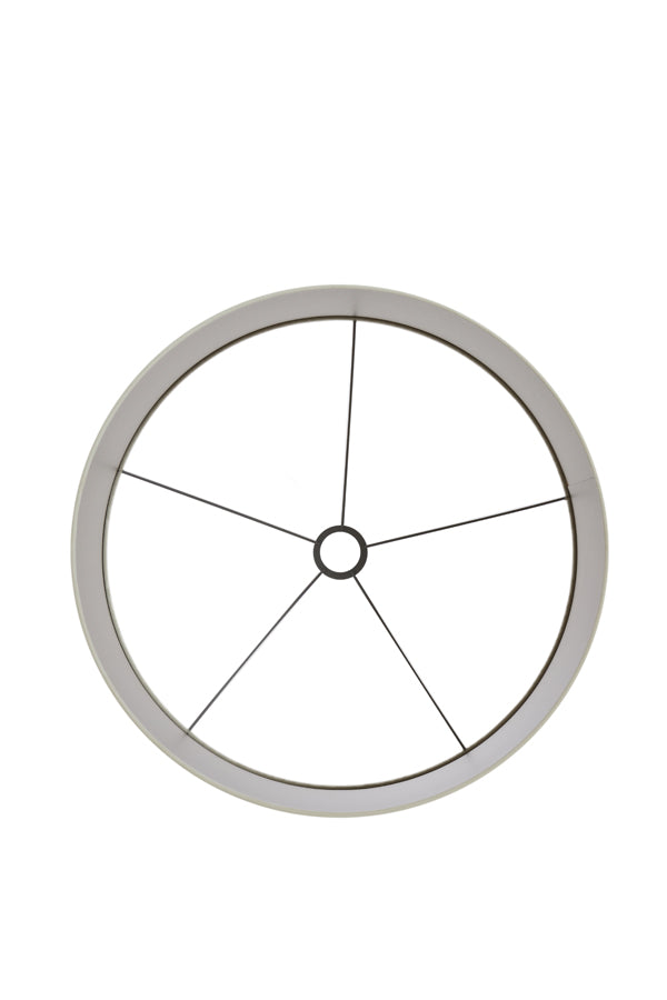 Light & Living Lighting Shade cylinder 50-50-49 cm VELOURS off white House of Isabella UK