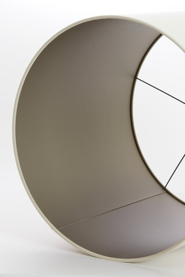Light & Living Lighting Shade cylinder 50-50-49 cm VELOURS off white House of Isabella UK