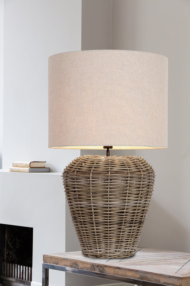 Light & Living Lighting Shade cylinder 60-60-43 cm LIVIGNO natural House of Isabella UK