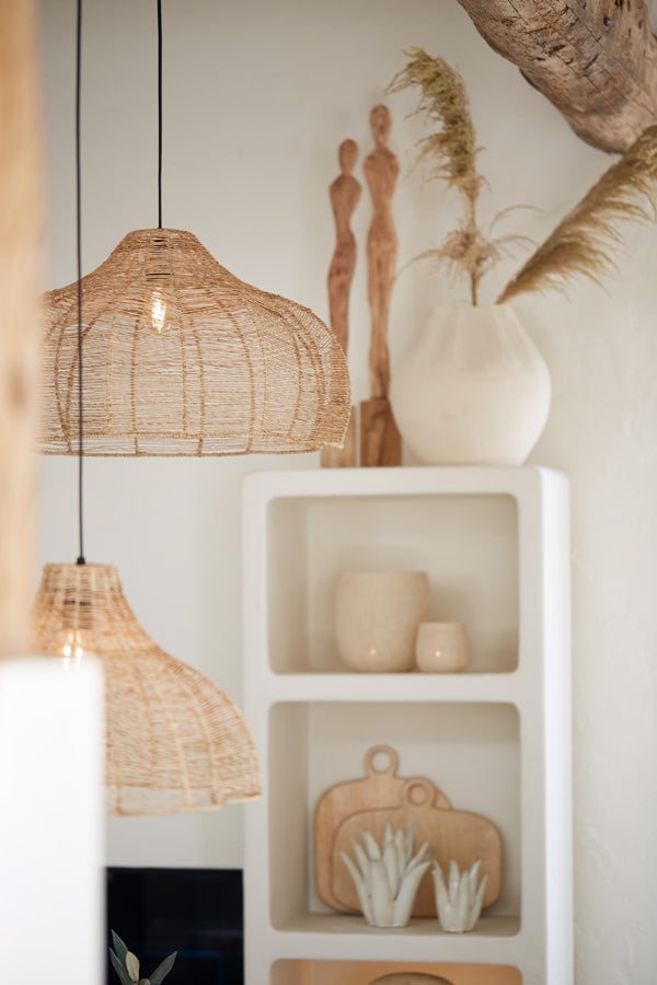 Light & Living Lighting Shade hanging 60x34 cm TONODA jute natural House of Isabella UK