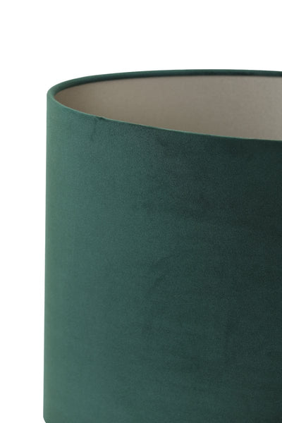 Light & Living Lighting Shade oval straight slim 38-17,5-28 cm VELOURS dutch green | OUTLET House of Isabella UK