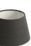 Light & Living Lighting Shade round 20-15-13 cm LIVIGNO anthracite House of Isabella UK