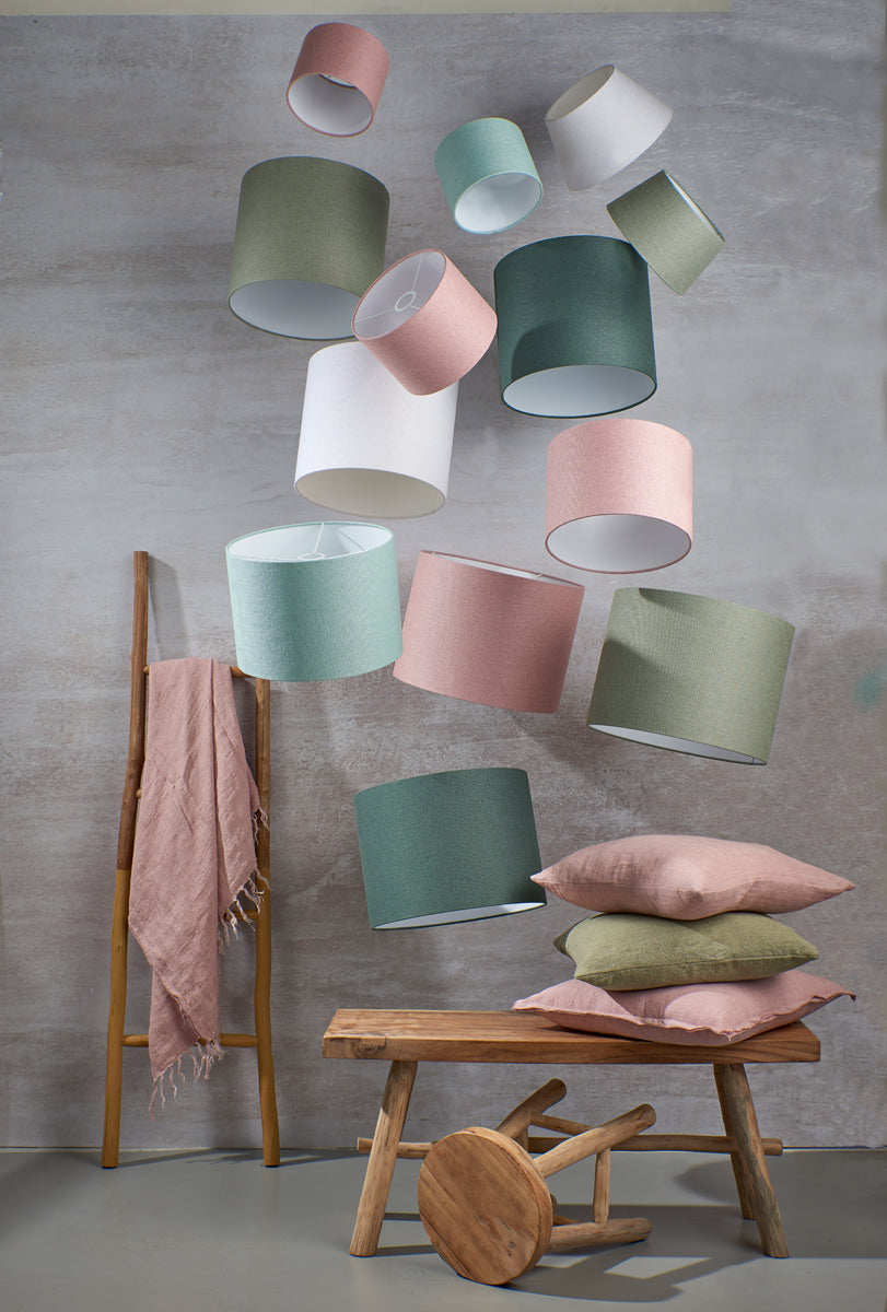 Light & Living Lighting Shade round 25-18-14 cm LIVIGNO egg white House of Isabella UK