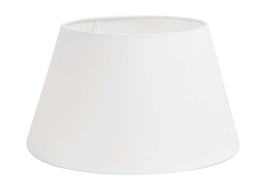 Light & Living Lighting Shade round 25-18-14 cm POLYCOTTON white House of Isabella UK