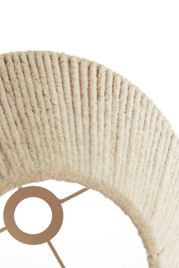 Light & Living Lighting Shade round 35-20-30 cm MEDANA chenille cream House of Isabella UK