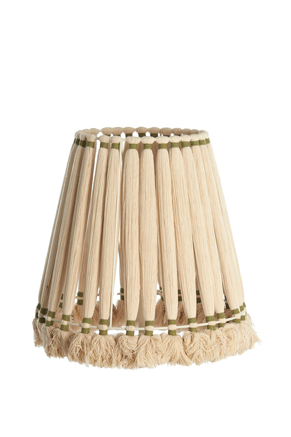 Light & Living Lighting Shade round 41x42 cm LOA cream+green House of Isabella UK