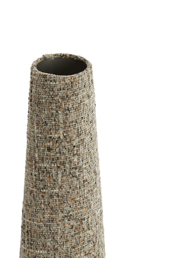 Light & Living Lighting Shade round conical 15-10,5-37,5 cm OSIRE grey-brown House of Isabella UK