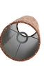 Light & Living Lighting Shade round conical 19-12,5-46,5 cm OSIRE burgundy House of Isabella UK