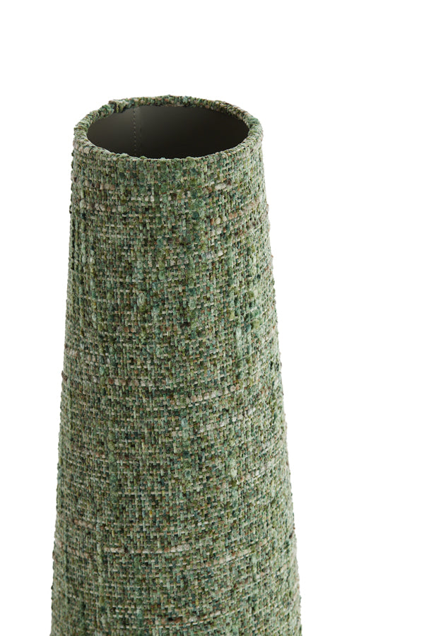 Light & Living Lighting Shade round conical 19-12,5-46,5 cm OSIRE green House of Isabella UK