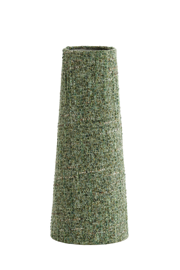 Light & Living Lighting Shade round conical 19-12,5-46,5 cm OSIRE green House of Isabella UK