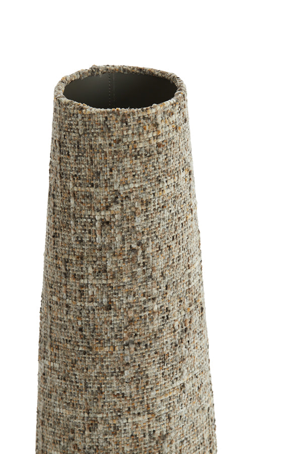 Light & Living Lighting Shade round conical 19-12,5-46,5 cm OSIRE grey-brown House of Isabella UK