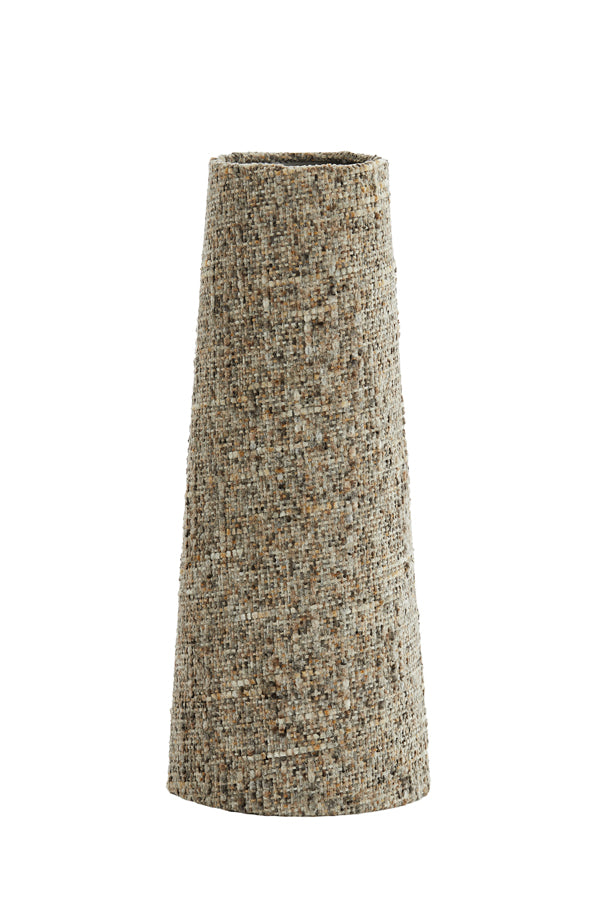 Light & Living Lighting Shade round conical 19-12,5-46,5 cm OSIRE grey-brown House of Isabella UK