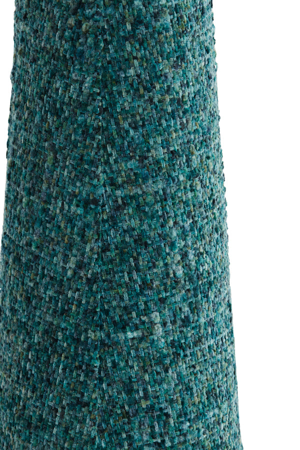 Light & Living Lighting Shade round conical 19-12,5-46,5 cm OSIRE petrol House of Isabella UK