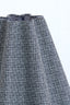 Light & Living Lighting Shade round wave 35-10,5-20 cm BEZAHA linen black-white House of Isabella UK