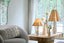 Light & Living Lighting Shade round wave 35-10,5-20 cm BEZAHA raffia natural House of Isabella UK