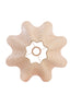 Light & Living Lighting Shade round wave 40-15-36 cm BEZAHA raffia natural House of Isabella UK
