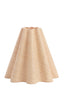 Light & Living Lighting Shade round wave 40-15-36 cm BEZAHA raffia natural House of Isabella UK