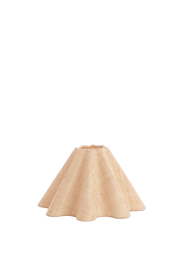 Light & Living Lighting Shade round wave 50-18,5-45 cm BEZAHA raffia natural House of Isabella UK
