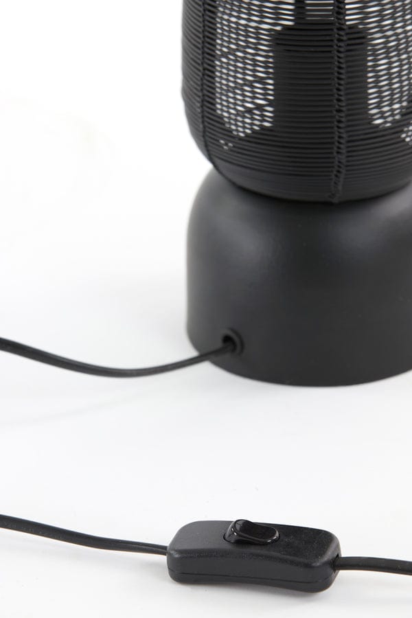 Table lamp 11x39,5 cm LEZUZA matt black | OUTLET.