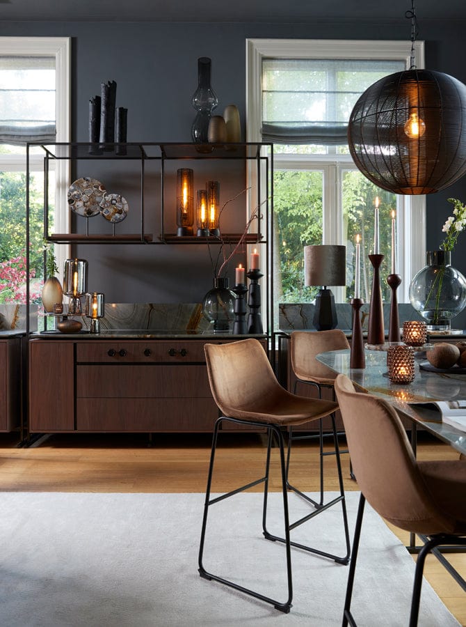 Table lamp 11x39,5 cm LEZUZA matt black | OUTLET.