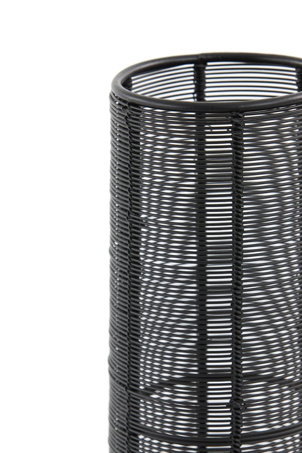 Table lamp 11x39,5 cm LEZUZA matt black | OUTLET.