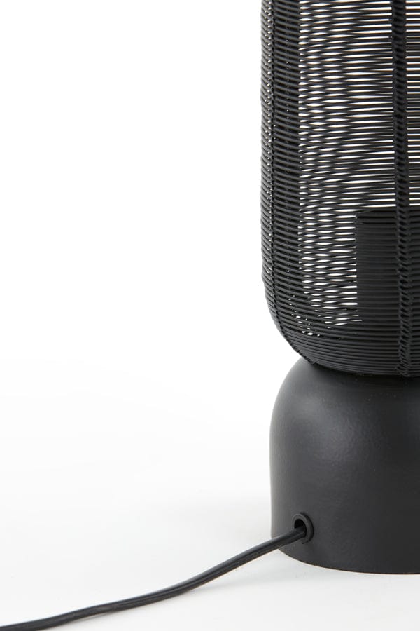 Table lamp 11x39,5 cm LEZUZA matt black | OUTLET.