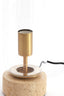 Light & Living Lighting Table lamp 12x35 cm RYLANO glass clear+sand+antique bronze House of Isabella UK