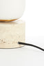 Light & Living Lighting Table lamp 12x47,5 cm RYLANO glass milky+sand+antique bronz House of Isabella UK