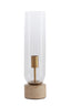 Light & Living Lighting Table lamp 12x47 cm RYLANO glass clear+sand+antique bronze House of Isabella UK