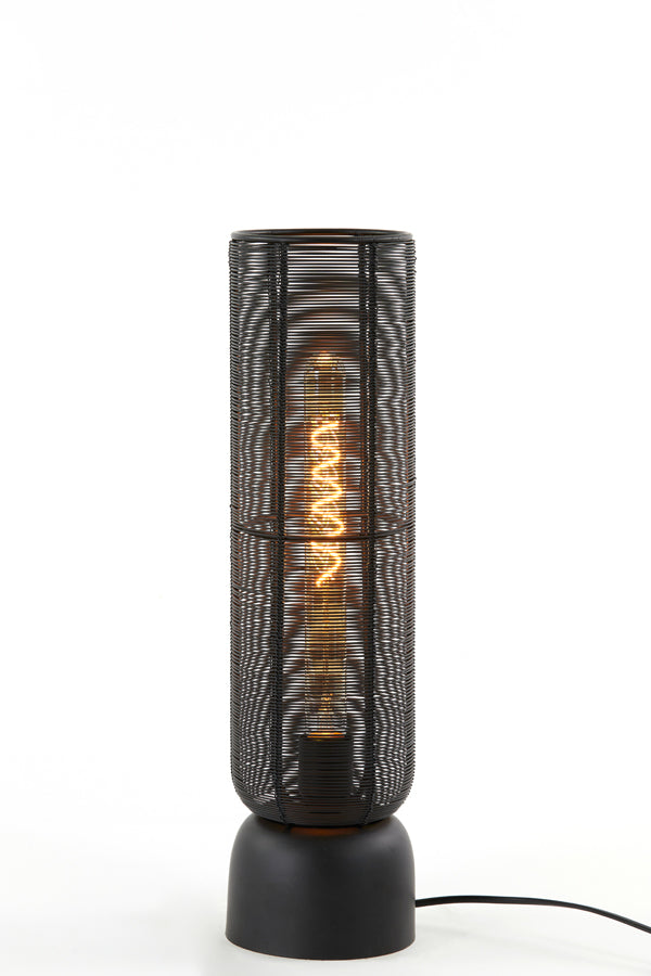 Light & Living Lighting Table lamp 13,5x49,5 cm LEZUZA matt black House of Isabella UK