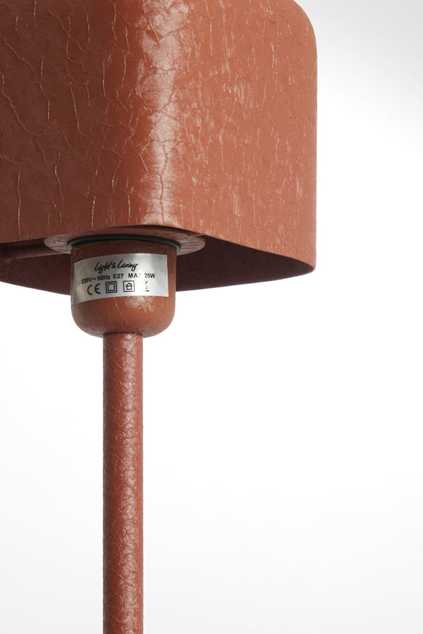 Light & Living Lighting Table lamp 13x13x36 cm ELENIE matt dark orange House of Isabella UK