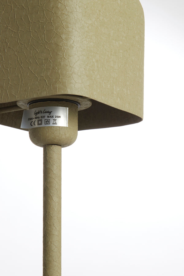Light & Living Lighting Table lamp 13x13x36 cm ELENIE matt olive green House of Isabella UK