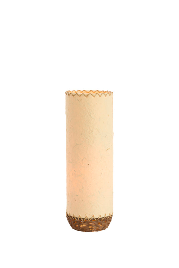 Light & Living Lighting Table lamp 13x40 cm TIO paper beige+rattan dark brown House of Isabella UK
